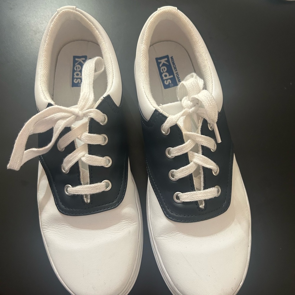 Keds school day sneakers white/navy size 5m